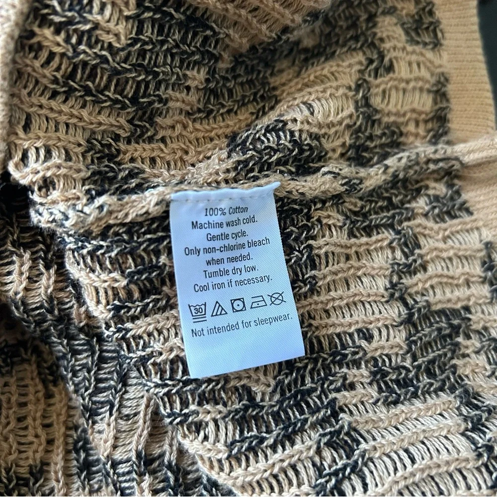 Janie & Jack Houndstooth Sweater Dress, Size 6